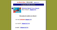 Desktop Screenshot of congonetradio.com